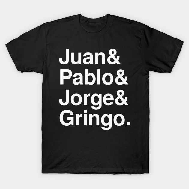 Four Fab Mexicans T-Shirt by chateauteabag